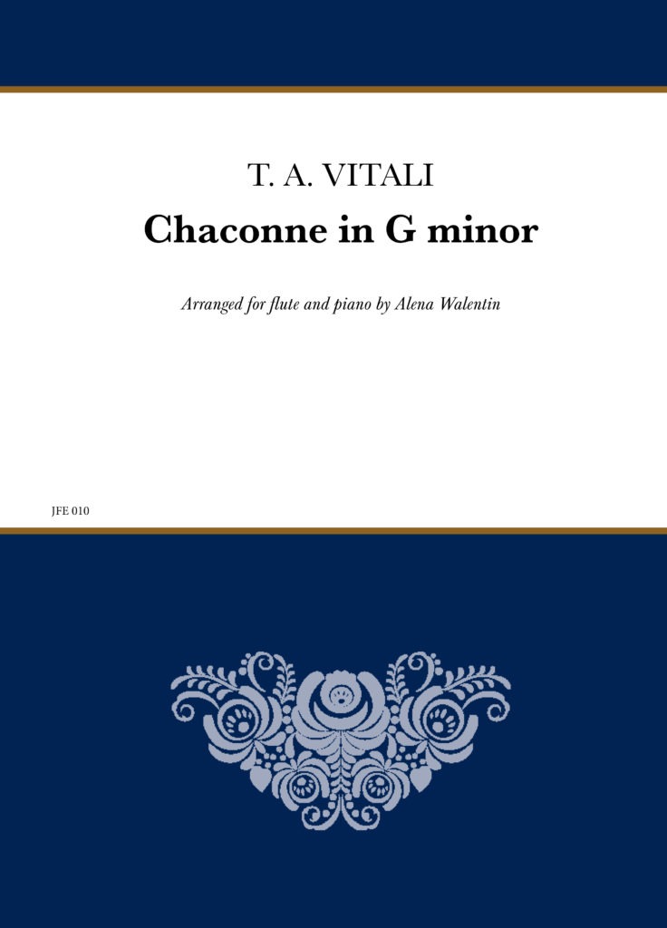 Chaconne in G minor arranged for Flute and Piano